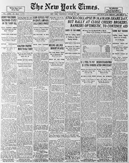 Newspaper Prints: Vintage New York Times Newspaper