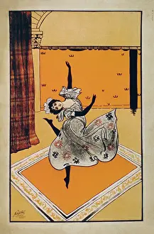 Performing Prints: Vintage poster of woman dancing