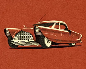 Vintage Car Illustrations Gallery: Vintage Rust Car