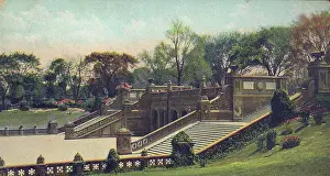 Time Captured: Vintage Art: Vintage souvenir postcard, Central Park, New York City, 1906