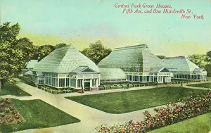 Time Captured: Vintage Art: Vintage souvenir postcard, Greenhouses and Conservatory Gardens