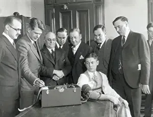 Virgi L. Kirkland Taking Lie Detector Test
