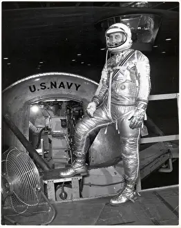 Virgil Grissom in Space Suit