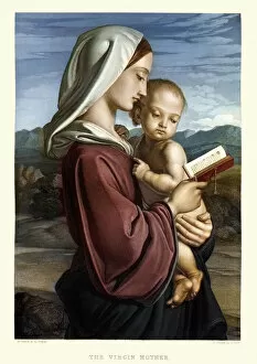 Images Dated 30th April 2017: The Virgin Mother by William Dyce