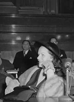Stole Prints: Virginia Hill Testifying at Senate Hearing