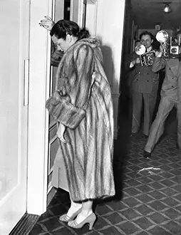 Virginia Hill Wearing Fur Coat