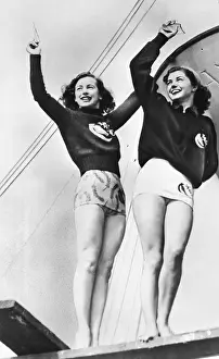 Swimmer Prints: Virginia Hopkins and Esther Williams