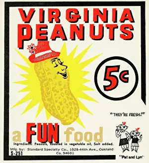 Virginia Prints: Virginia Peanuts 5 Cents