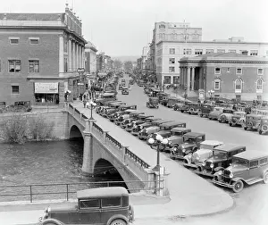 Financial District Prints: Virginia Street Commercial District in Reno