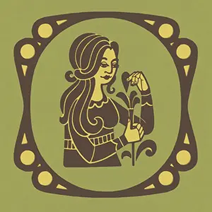 Virgo Prints: Virgo Zodiac Symbol