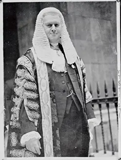 Viscount Caldecote Wearing His Robes