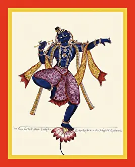 Flute Prints: Vishnu's ninth incarnation, Krishna