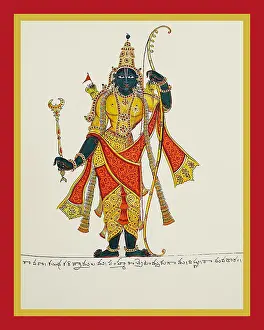 Bells Prints: Vishnu's seventh incarnation as Rama