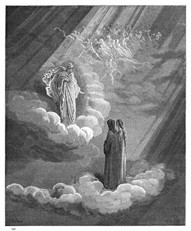 Images Dated 14th August 2016: The Vision of Purgatory and Paradise 1870