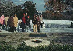 Huty31503 Prints: Visitors At Arlington National Cemetery