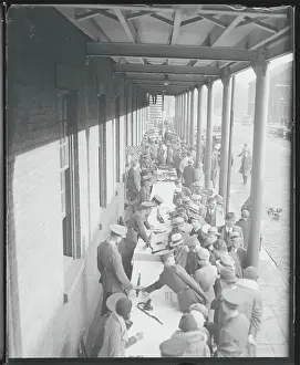 Brooklyn Prints: Visitors Attending Devil Dog Military Display