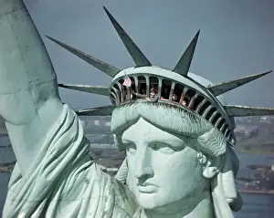Visitor Prints: Visitors in the Statue of Liberty's Crown