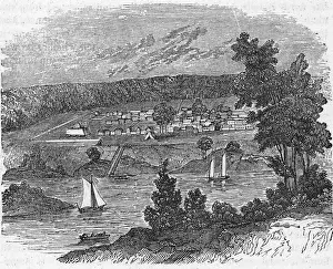 Society Prints: Vista Of Colonial Savannah, Georgia