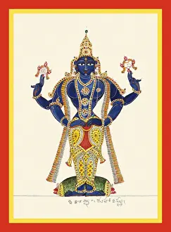 Princes Prints: Vithoba or Vitthala worshipped at Pandharpur in Maharashtra