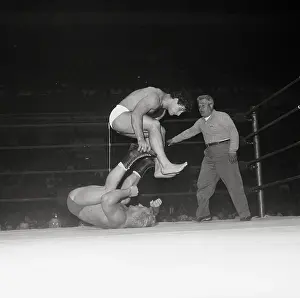 Vittorio Apollo and Buddy Rodgers During Match