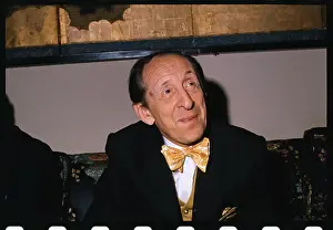 Vladimir Horowitz Wearing Yellow Bow Tie