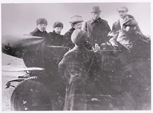 Vladimir Lenin and Wife in Car