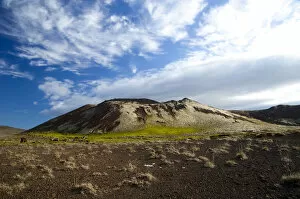 Volcano Collection: Volcanic cone on the Berserkjahraun lava field, Snaefellsnes peninsula, Snaefellsnes, Iceland