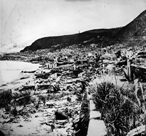 Antilles Windward Prints: Volcanic Destruction