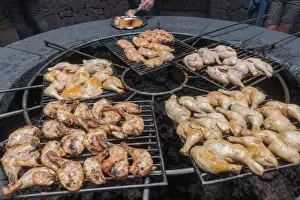 Barbecue Prints: Volcanic grill, Timanfaya National Park, Lanzarote