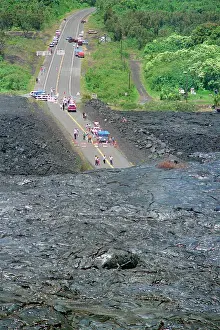 1990s Prints: Volcanic Lava on Highway 130