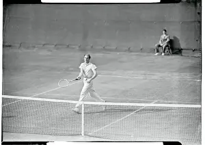 Von Cramm Playing Tennis