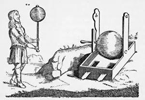 Sphere Prints: Von Guericke'S First Electrical Machine