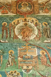 Fresco Wall Paintings Collection: Voronet monastery - fresco
