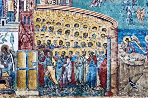 Voronet Monastery The Last Judgment details