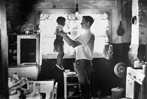 Equality Prints: Voter Registration Worker with Child
