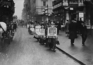 Sandwich Board Prints: Votes For Women
