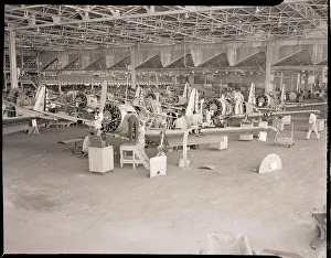 Downey Prints: Vultee Aircraft Production Facility