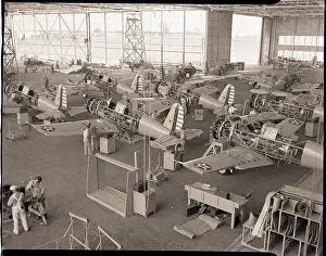 Downey Prints: Vultee Aircraft Production Facility