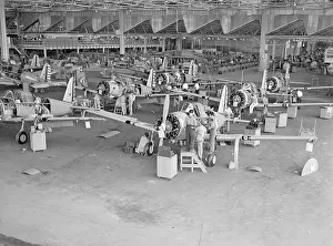 Downey Prints: Vultee Aircraft Production Facility
