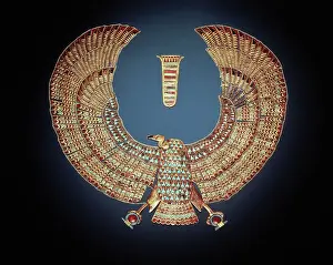 Vulture Prints: Vulture Collar from Tomb of Tutankhamun