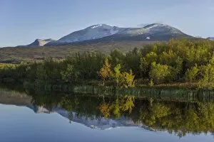 Images Dated 9th September 2012: Vuolio Njahkajavri Lake, Abisko National Park, Norrbotten County, Sweden