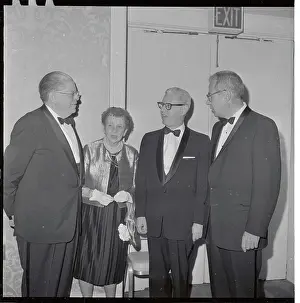 Willard Wirtz Prints: W. Willard Wirtz Conversing with Former Labor Secretaries