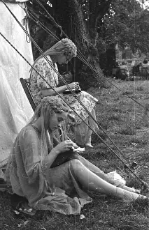 Tent Prints: Waiting Nymphs
