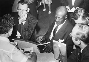 Sit In Prints: Waitress Serving Man at Lunchcounter Sit-In