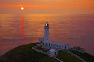 Images Dated 15th October 2012: Wales, Anglesey, Holyhead - South Stack lighthouse