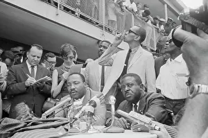 Walker, King & Abernathy With Press
