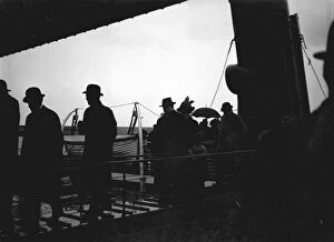 RMS Lusitania Collection: Walking On Gangway