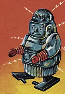 Cyborg Prints: Walking Robot Toy