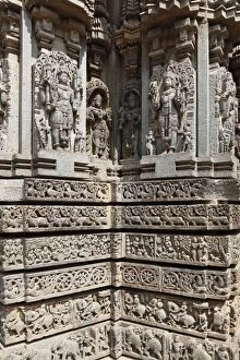 Karnataka Gallery: Wall of Kesava Temple, Keshava Temple, Hoysala style, Somnathpur, Somanathapura, Karnataka
