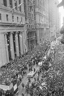 Wall Street Celebrating Astronauts